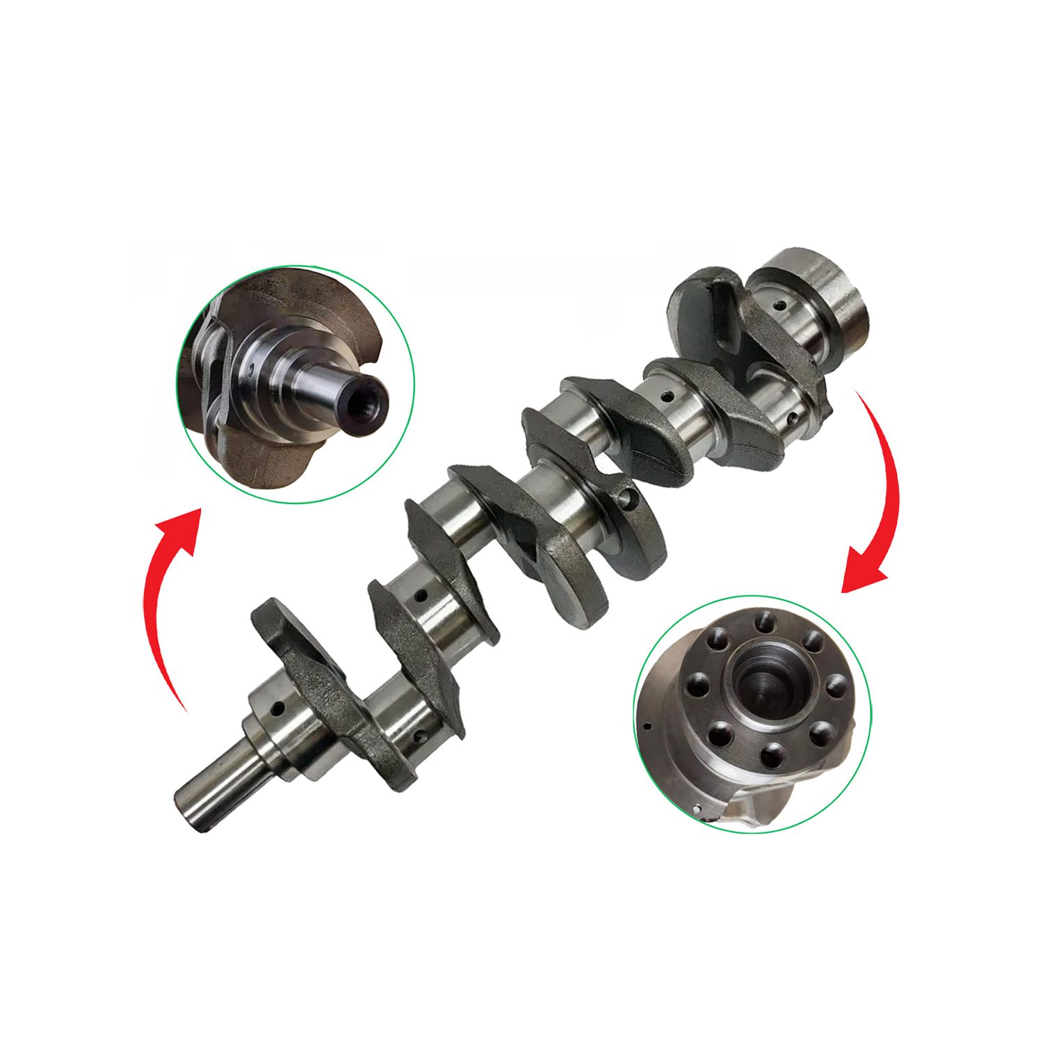 Isuzu 2.5 Diesel 4JK1 Forged Crankshaft