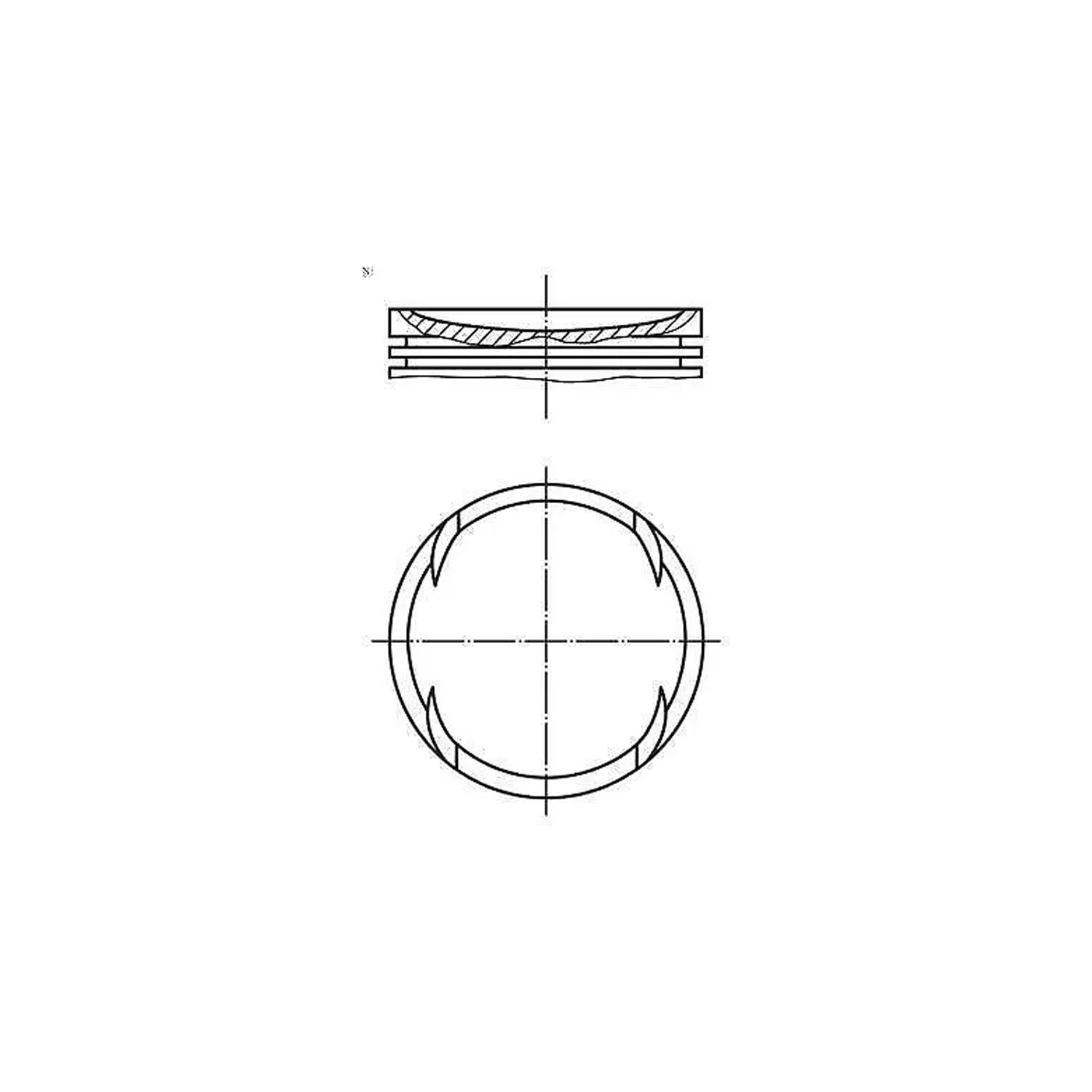 VW 1.2 CGPB Petrol Piston With Rings - Image 2